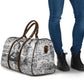 Ida B. Wells Travel Bag with Newspaper Collage Design Powerful Portrait Civil Rights and Free Press Tribute - African Pride