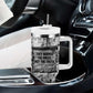 Ida B. Wells Tumbler With Handle with Newspaper Collage Design Powerful Portrait Civil Rights and Free Press Tribute - African Pride