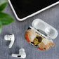 Ida B. Wells AirPods Case with Floral Pen Design Illustrated Portrait Civil Rights and Journalism Tribute - African Pride