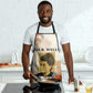 Ida B. Wells Apron with Floral Pen Design Illustrated Portrait Civil Rights and Journalism Tribute - African Pride