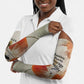 Ida B. Wells Arm Sleeves with Floral Pen Design Illustrated Portrait Civil Rights and Journalism Tribute - African Pride