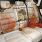 Ida B. Wells Back Car Seat Cover with Floral Pen Design Illustrated Portrait Civil Rights and Journalism Tribute - African Pride