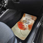 Ida B. Wells Car Mats with Floral Pen Design Illustrated Portrait Civil Rights and Journalism Tribute - African Pride