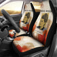 Ida B. Wells Car Seat Cover with Floral Pen Design Illustrated Portrait Civil Rights and Journalism Tribute - African Pride