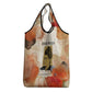 Ida B. Wells Grocery Bag with Floral Pen Design Illustrated Portrait Civil Rights and Journalism Tribute - African Pride