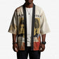 Ida B. Wells Kimono with Floral Pen Design Illustrated Portrait Civil Rights and Journalism Tribute - African Pride