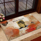 Ida B. Wells Rubber Doormat with Floral Pen Design Illustrated Portrait Civil Rights and Journalism Tribute - African Pride