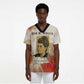 Ida B. Wells Scrub Top with Floral Pen Design Illustrated Portrait Civil Rights and Journalism Tribute - African Pride