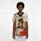 Ida B. Wells Scrub Top with Floral Pen Design Illustrated Portrait Civil Rights and Journalism Tribute - African Pride