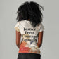 Ida B. Wells Women V-Neck T-Shirt with Floral Pen Design Illustrated Portrait Civil Rights and Journalism Tribute - African Pride