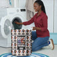 John Lewis Laundry Basket with Mugshot Collage Design Civil Rights Portrait Good Trouble Tribute - African Pride