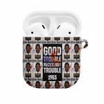 John Lewis AirPods Case with Mugshot Collage Design Civil Rights Portrait Good Trouble Tribute - African Pride