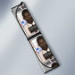 John Lewis Auto Sun Shade with Mugshot Collage Design Civil Rights Portrait Good Trouble Tribute - African Pride