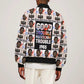 John Lewis Bomber Jacket with Mugshot Collage Design Civil Rights Portrait Good Trouble Tribute - African Pride