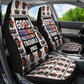 John Lewis Car Seat Cover with Mugshot Collage Design Civil Rights Portrait Good Trouble Tribute - African Pride