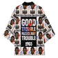 John Lewis Kimono with Mugshot Collage Design Civil Rights Portrait Good Trouble Tribute - African Pride