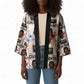 John Lewis Kimono with Mugshot Collage Design Civil Rights Portrait Good Trouble Tribute - African Pride