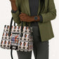 John Lewis Leather Bag with Mugshot Collage Design Civil Rights Portrait Good Trouble Tribute - African Pride