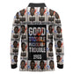 John Lewis Long Sleeve Polo Shirt with Mugshot Collage Design Civil Rights Portrait Good Trouble Tribute - African Pride