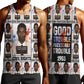 John Lewis Men Tank Top with Mugshot Collage Design Civil Rights Portrait Good Trouble Tribute - African Pride