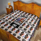 John Lewis Quilt with Mugshot Collage Design Civil Rights Portrait Good Trouble Tribute - African Pride