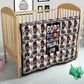 John Lewis Quilt with Mugshot Collage Design Civil Rights Portrait Good Trouble Tribute - African Pride