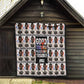 John Lewis Quilt with Mugshot Collage Design Civil Rights Portrait Good Trouble Tribute - African Pride