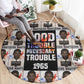 John Lewis Round Carpet with Mugshot Collage Design Civil Rights Portrait Good Trouble Tribute - African Pride