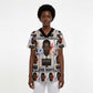 John Lewis Scrub Top with Mugshot Collage Design Civil Rights Portrait Good Trouble Tribute - African Pride