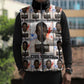 John Lewis Sleeveless Puffer Jacket with Mugshot Collage Design Civil Rights Portrait Good Trouble Tribute - African Pride