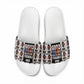 John Lewis Slide Sandals with Mugshot Collage Design Civil Rights Portrait Good Trouble Tribute - African Pride