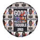 John Lewis Spare Tire Cover with Mugshot Collage Design Civil Rights Portrait Good Trouble Tribute - African Pride