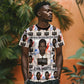 John Lewis T shirt with Mugshot Collage Design Civil Rights Portrait Good Trouble Tribute - African Pride