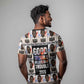 John Lewis T shirt with Mugshot Collage Design Civil Rights Portrait Good Trouble Tribute - African Pride