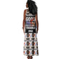 John Lewis Tank Maxi Dress with Mugshot Collage Design Civil Rights Portrait Good Trouble Tribute - African Pride