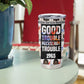John Lewis Tumbler Cup with Mugshot Collage Design Civil Rights Portrait Good Trouble Tribute - African Pride