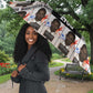 John Lewis Umbrella with Mugshot Collage Design Civil Rights Portrait Good Trouble Tribute - African Pride