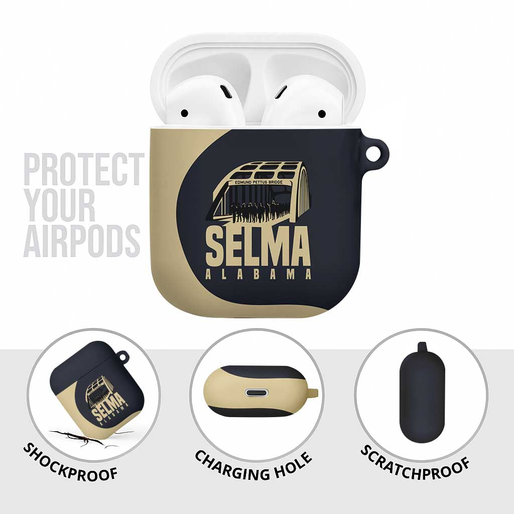 John Lewis AirPods Case with Selma Bridge Graphic Civil Rights and Voting Rights Tribute - African Pride