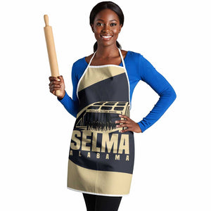 John Lewis Apron with Selma Bridge Graphic Civil Rights and Voting Rights Tribute - African Pride