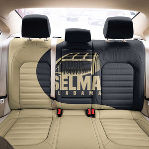 John Lewis Back Car Seat Cover with Selma Bridge Graphic Civil Rights and Voting Rights Tribute - African Pride