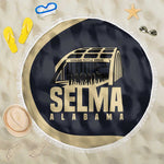 John Lewis Beach Blanket with Selma Bridge Graphic Civil Rights and Voting Rights Tribute - African Pride