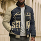 John Lewis Bomber Puffer Jacket with Selma Bridge Graphic Civil Rights and Voting Rights Tribute - African Pride