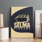 John Lewis Canvas Wall Art with Selma Bridge Graphic Civil Rights and Voting Rights Tribute - African Pride