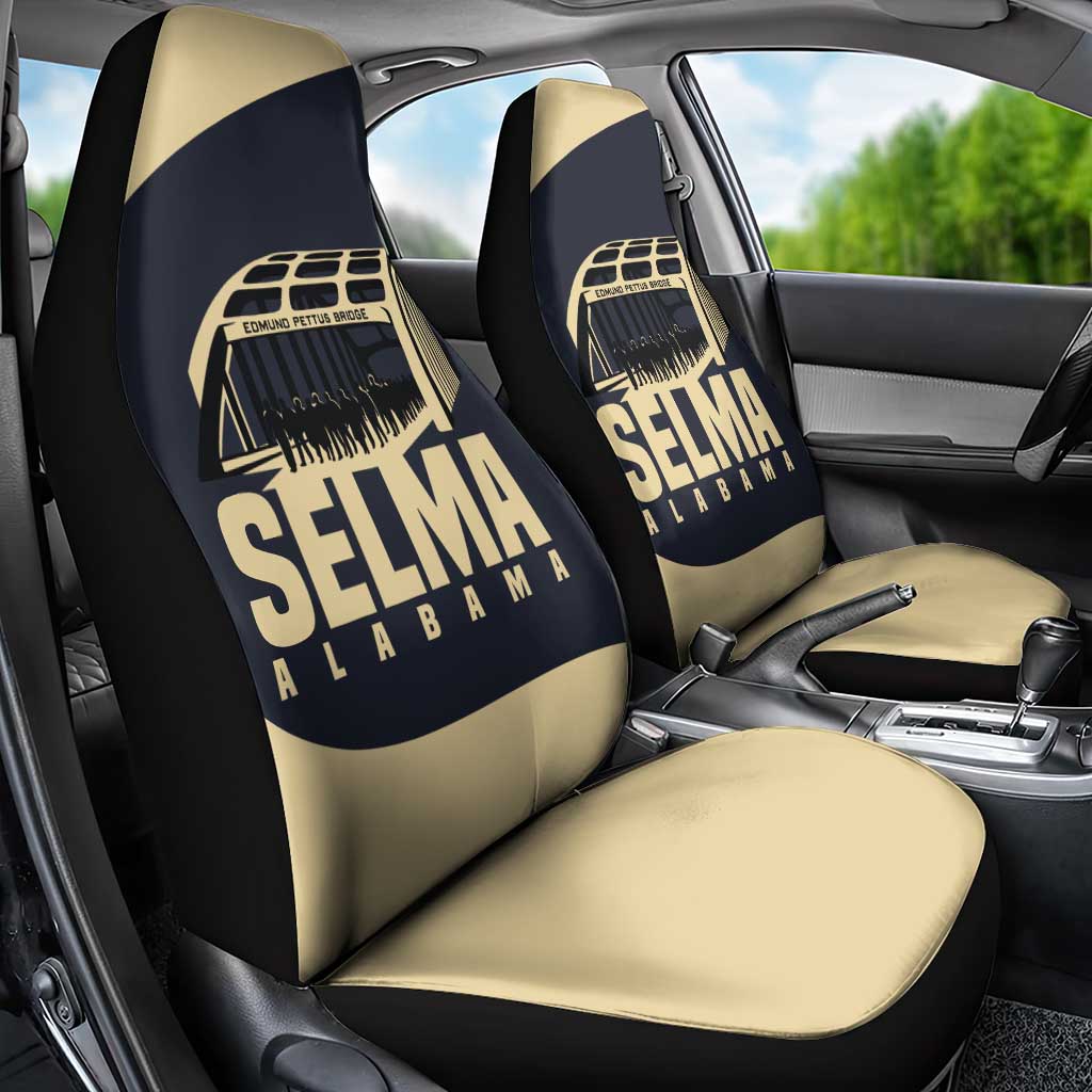 John Lewis Car Seat Cover with Selma Bridge Graphic Civil Rights and Voting Rights Tribute - African Pride