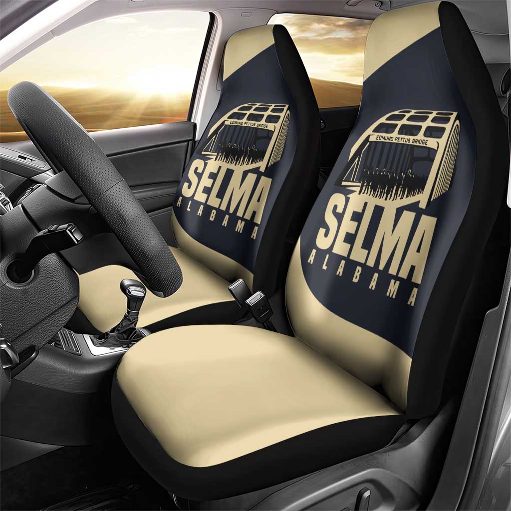 John Lewis Car Seat Cover with Selma Bridge Graphic Civil Rights and Voting Rights Tribute - African Pride