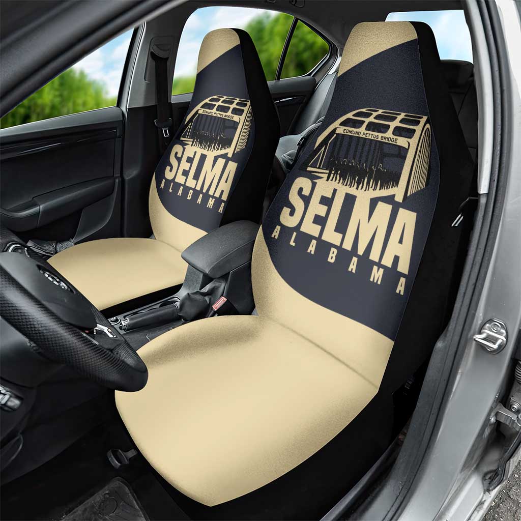 John Lewis Car Seat Cover with Selma Bridge Graphic Civil Rights and Voting Rights Tribute - African Pride