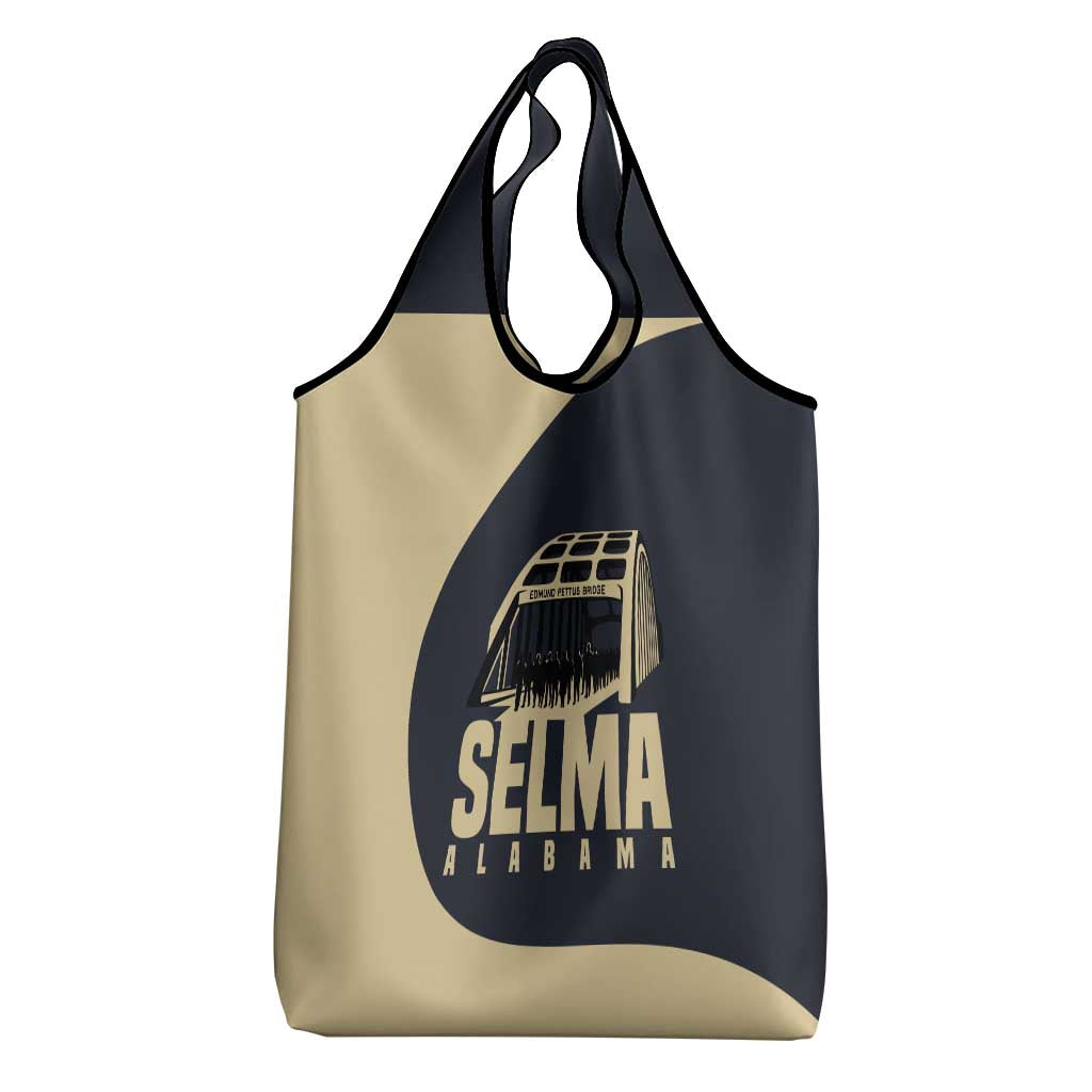 John Lewis Grocery Bag with Selma Bridge Graphic Civil Rights and Voting Rights Tribute - African Pride