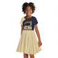 John Lewis Kid Short Sleeve Dress with Selma Bridge Graphic Civil Rights and Voting Rights Tribute - African Pride