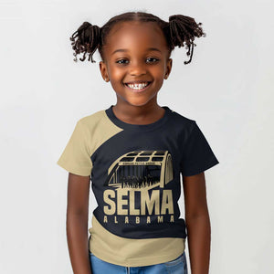 John Lewis Kid T shirt with Selma Bridge Graphic Civil Rights and Voting Rights Tribute - African Pride