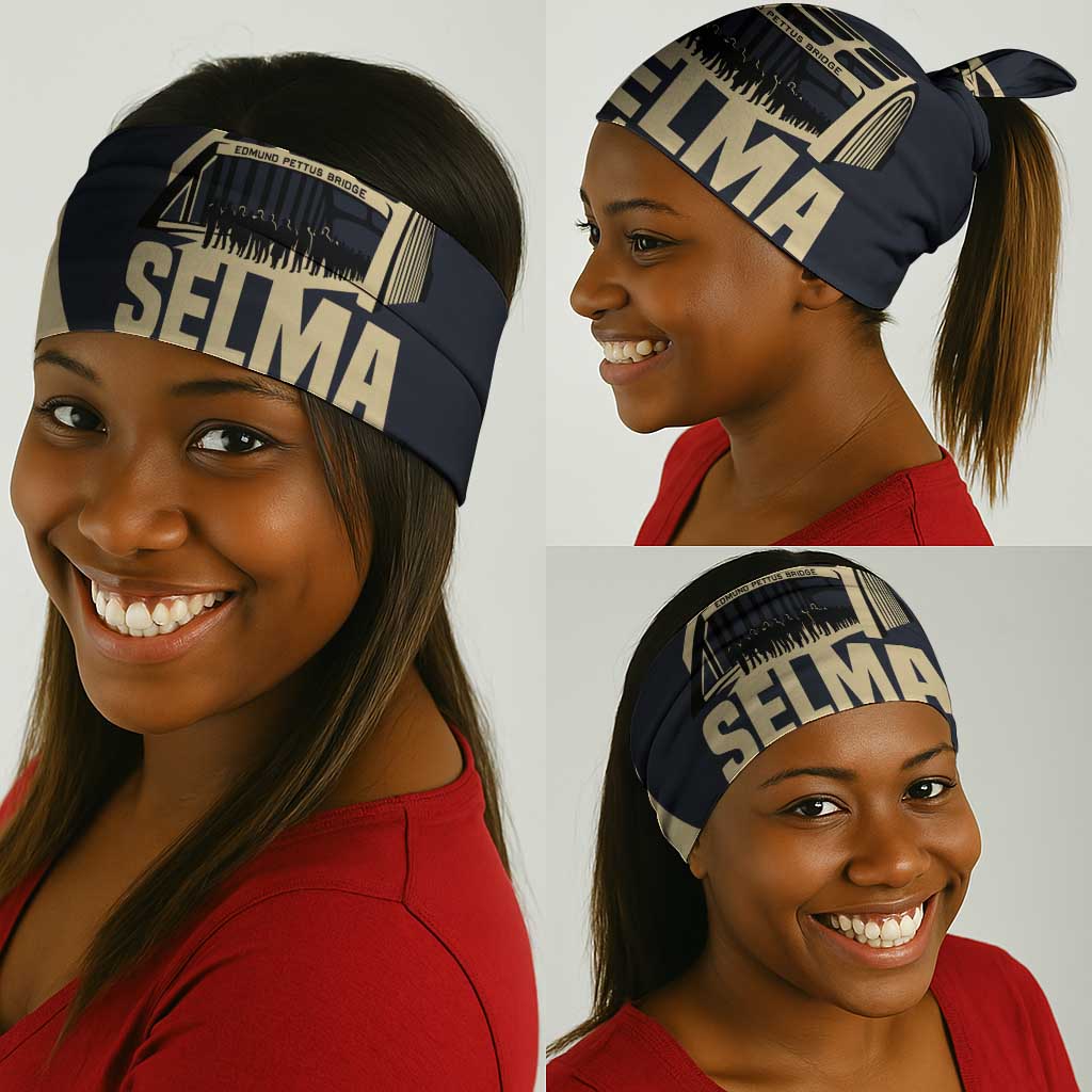 John Lewis Neck Gaiter with Selma Bridge Graphic Civil Rights and Voting Rights Tribute - African Pride